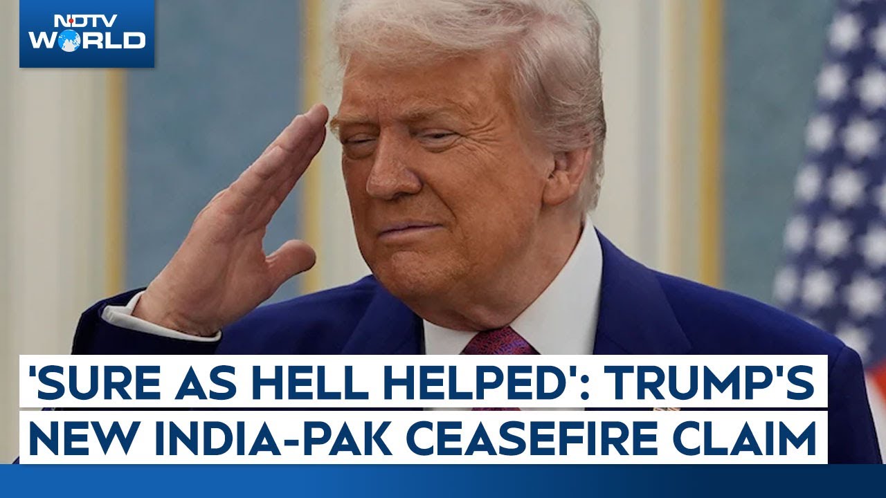 'Sure As Hell Helped': Donald Trump Claims Credit For India-Pak Ceasefire Again But In Changed Tone